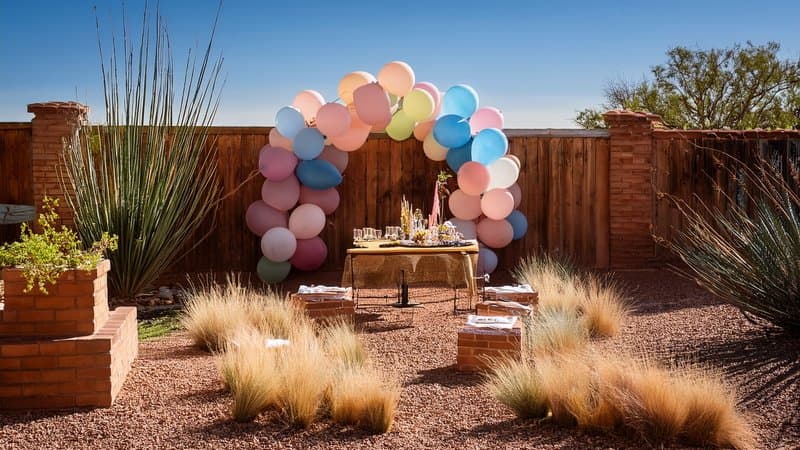 Graduation balloon décor Tucson